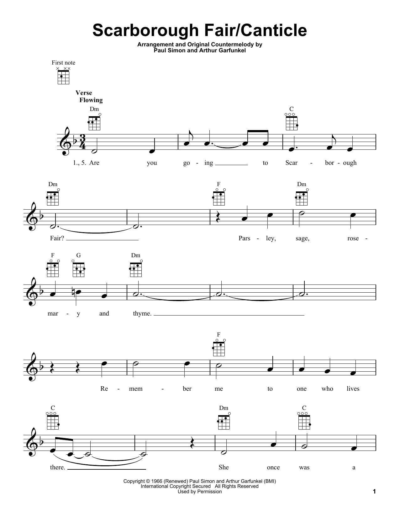 Product gallery: Page 1 of 1 Scarborough Fair/Canticle, Simon & Garfunkel