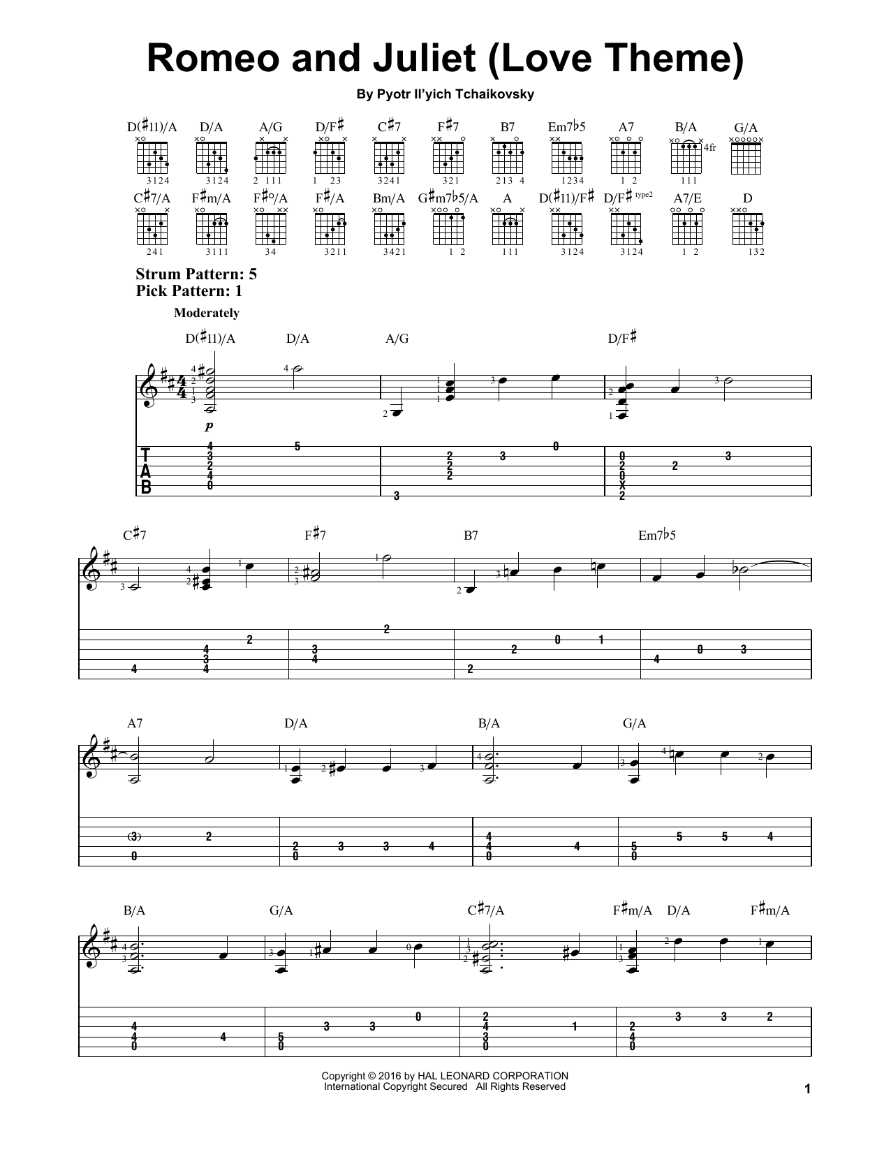 Product gallery: Page 1 of 1 Romeo And Juliet (Love Theme), Pyotr Il'yich Tchaikovsky