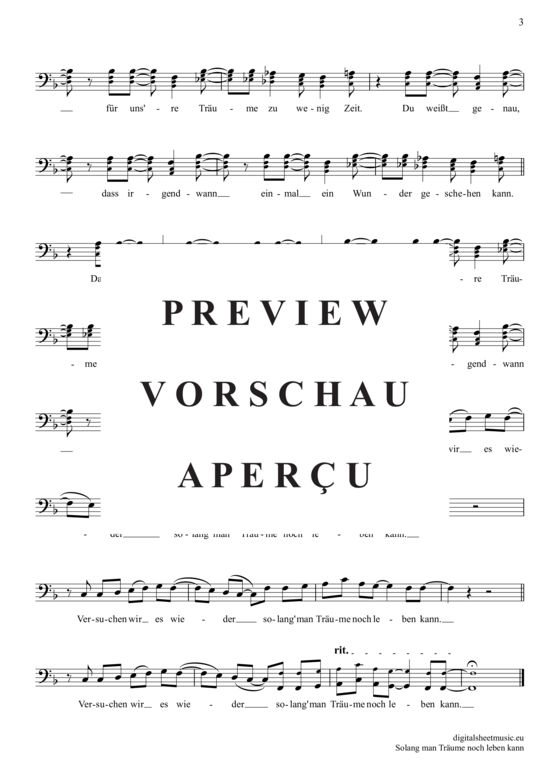 Produktgalerie: Seite 4 von 4 Solang Man Träume Noch Leben Kann , Münchener Freiheit, (Violon-Cello)