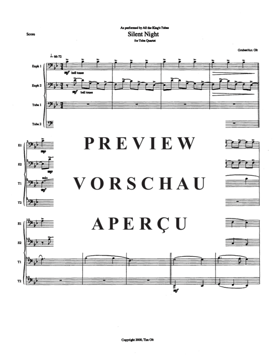 Product gallery: Page 3 of 9 Silent Night , , (Tuba Quartett EETT)