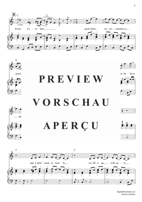 Product gallery: Page 4 of 11 Sweet Caroline , Diamond, Neil, Piano and Voice