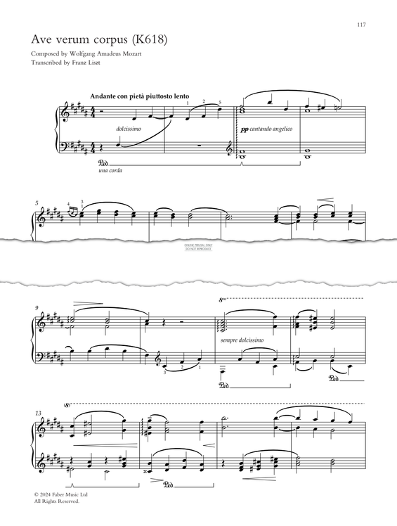 Produktbild zu: Ave verum corpus (K618)