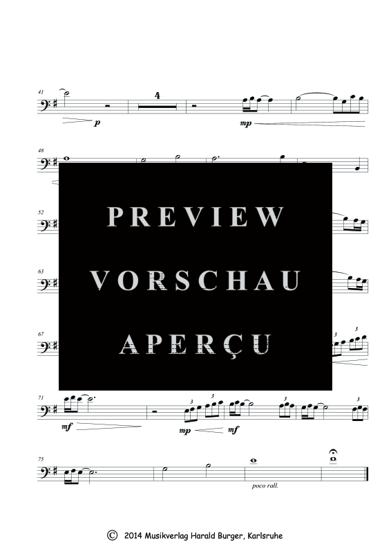 Produktgalerie: Seite 3 von 3 Nostalgia (Einzelstimmen), , Gemischtes Ensemble - Cello Stimme