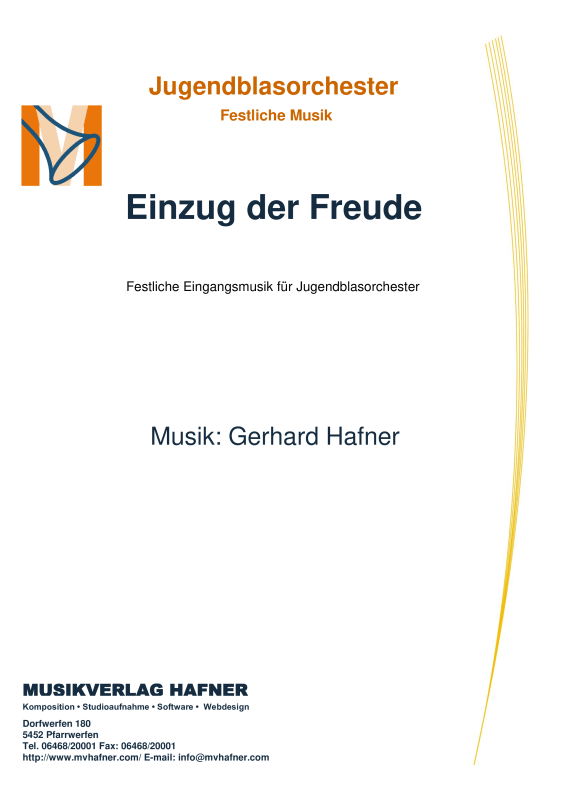 cover: Einzug der Freude, , (Jugendblasorchester)