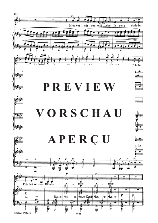 Product gallery: Page 3 of 3 Talismane Op.25 No.8, , Low Voice and Piano