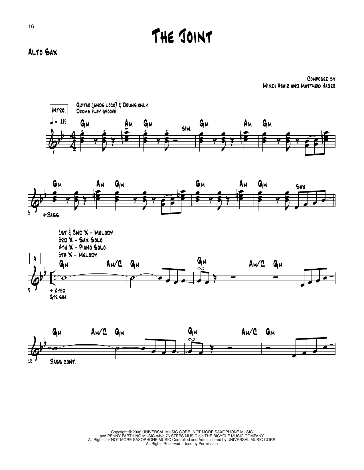 Product gallery: Page 1 of 1 The Joint, Mindi Abair