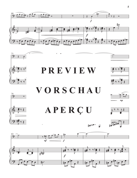 Product gallery: Page 7 of 21 Impromptu for Two , , (euphonium + piano)