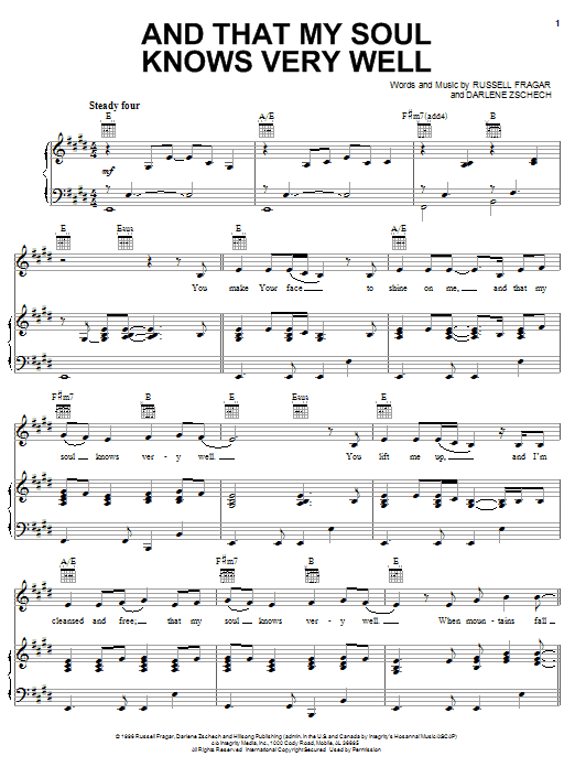 Produktbild zu: And That My Soul Knows Very Well