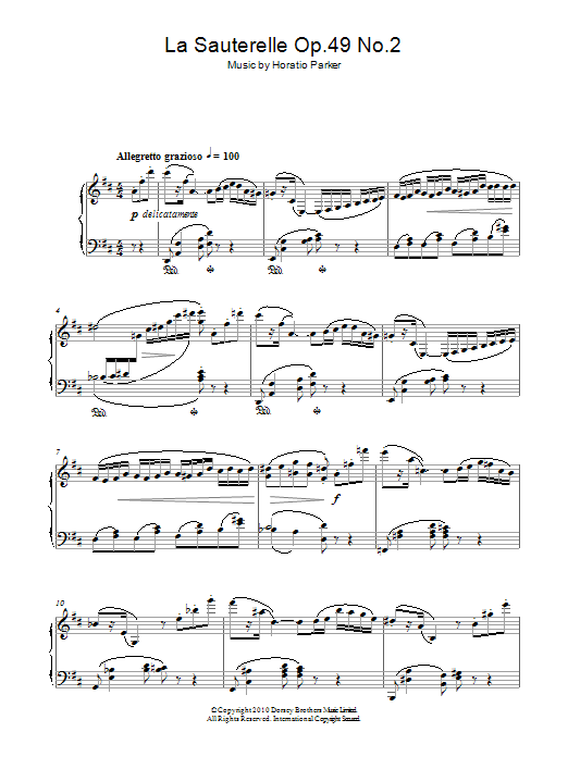 Produktbild zu: La Sauterelle Op. 49 No. 2