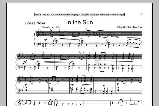 Product gallery: Page 1 of 1 In The Sun, Christopher Norton