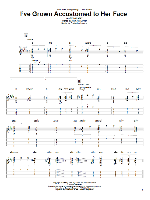Product gallery: Page 1 of 1 I've Grown Accustomed To Her Face, Wes Montgomery