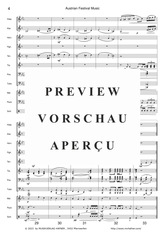 gallery: Austrian Festival Music, , (large wind orchestra)