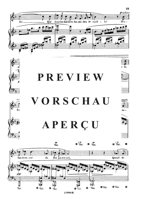 Product gallery: Page 4 of 6 La rose Op.51 No.4, , High Voice and Piano