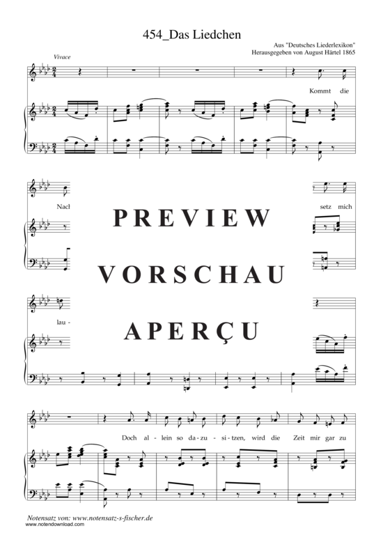 Product gallery: Page 2 of 3 Das Liedchen , , Piano and Voice