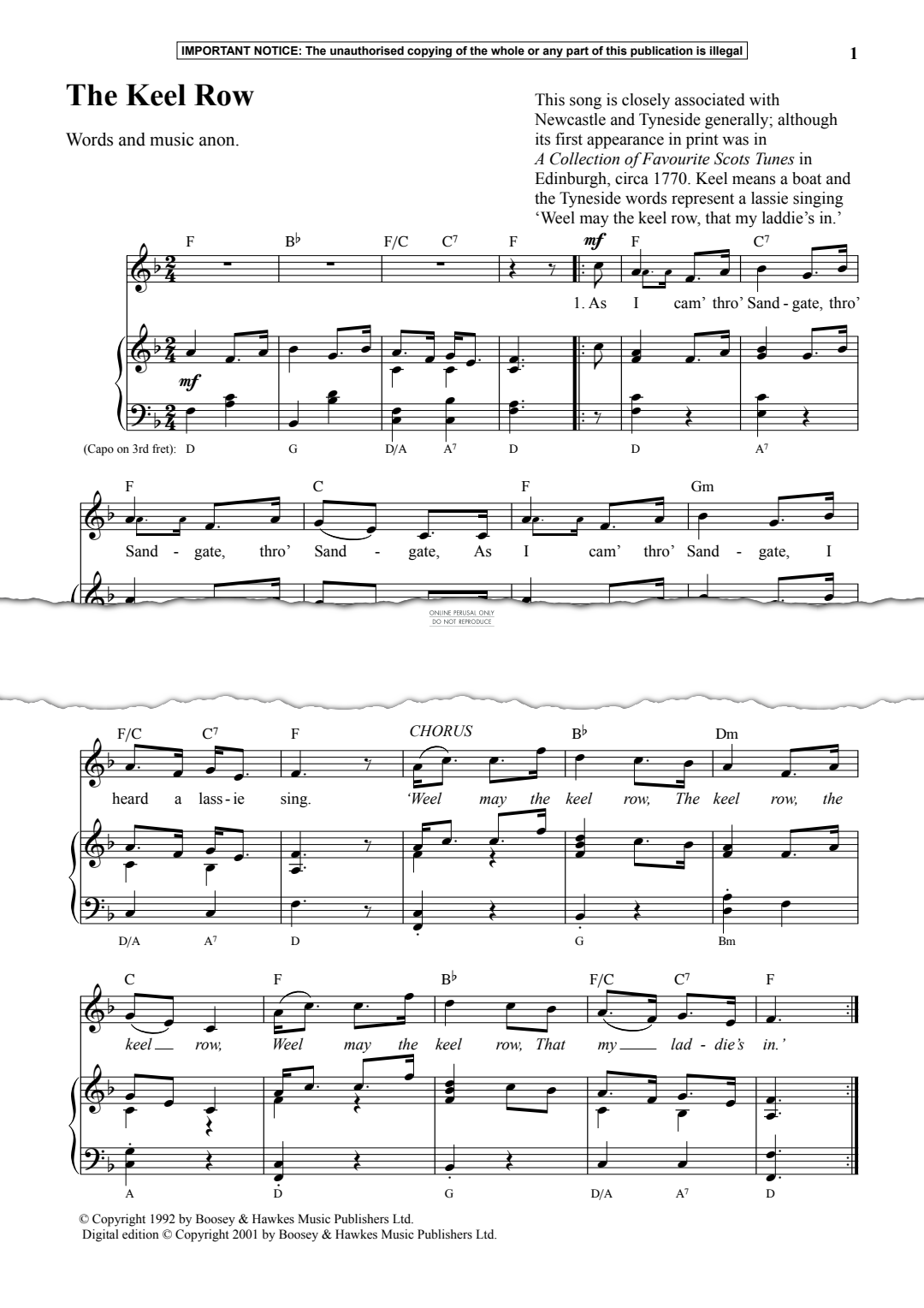 gallery: The Keel Row, Anon