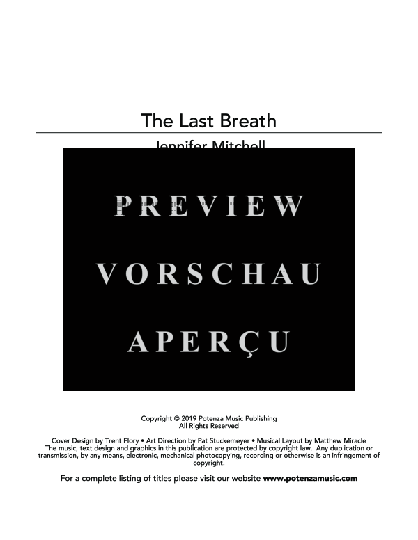 Produktgalerie: Seite 3 von 11 Last Breath, The, , (Ensemble 5x Posaune, 2x Bass Posaune + Contrabass Posaune/Tuba)