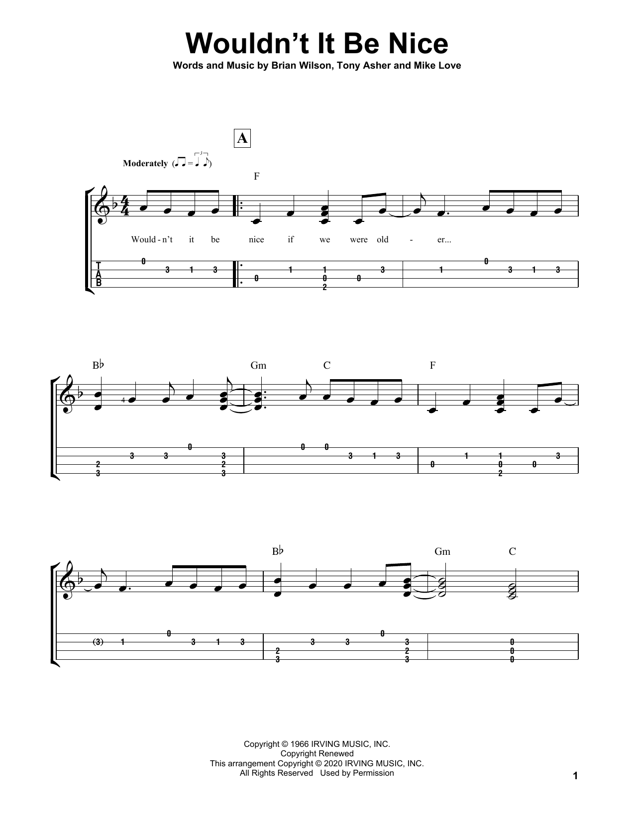 Produktbild zu:  Wouldn't It Be Nice - The Beach Boys