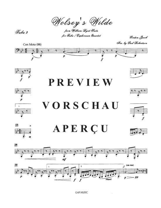 Product gallery: Page 11 of 11 Wolsey´s Wilde , , (Tuba Quartett EETT)