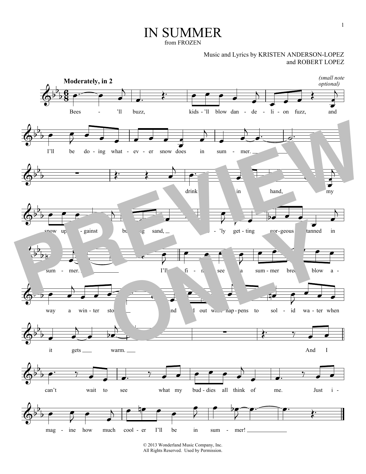 Product gallery: Page 1 of 1 In Summer (from Frozen), Josh Gad