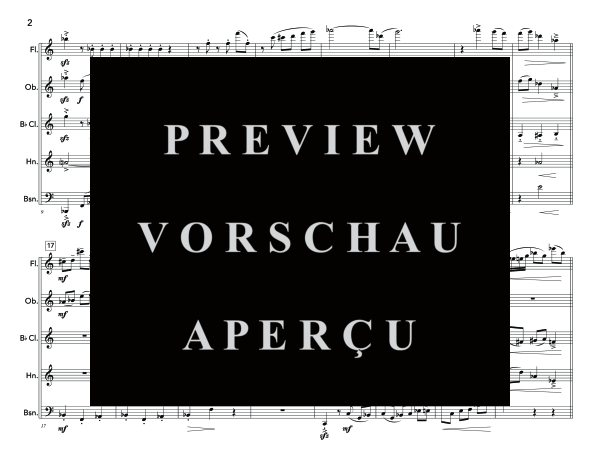 Produktgalerie: Seite 6 von 11 Red Lights!, , (Holzbläser Quintett)