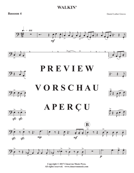 Product gallery: Page 13 of 16 Walkin´ , , (Bassoon Quintet)