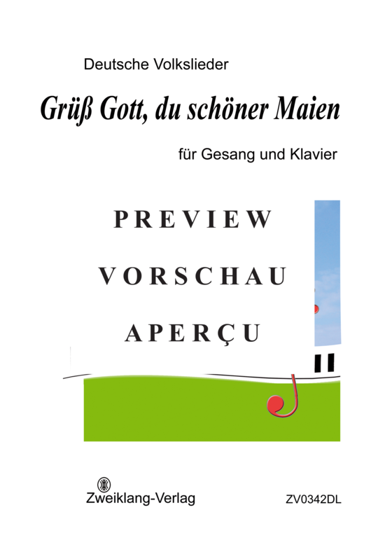 gallery: Grüß Gott, du schöner Maien , , (Gesang + Klavier)