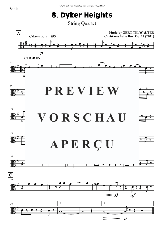 Produktgalerie: Seite 7 von 8 Dyker Heights, , (Streicherquartett)