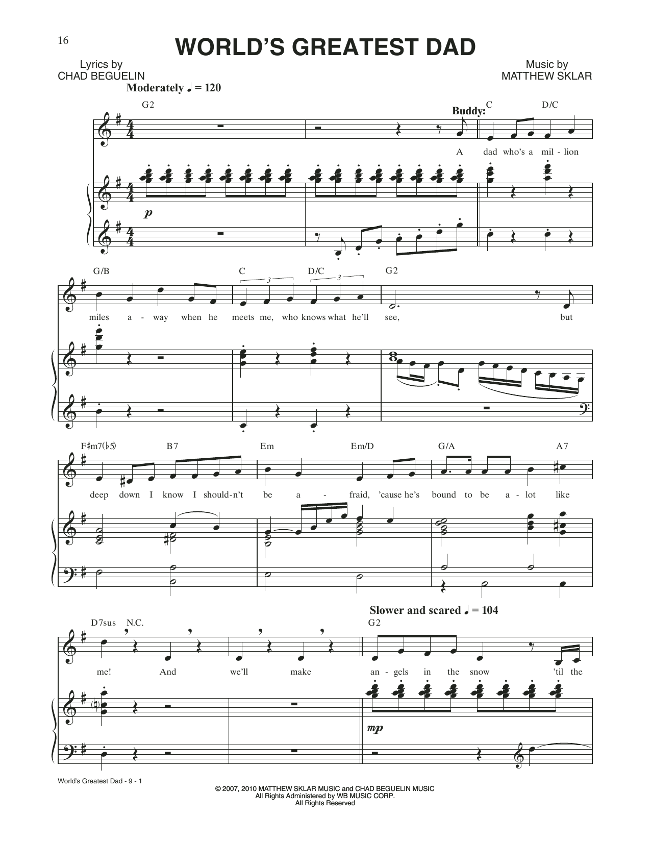 Produktbild zu: World's Greatest Dad (from Elf: The Musical)
