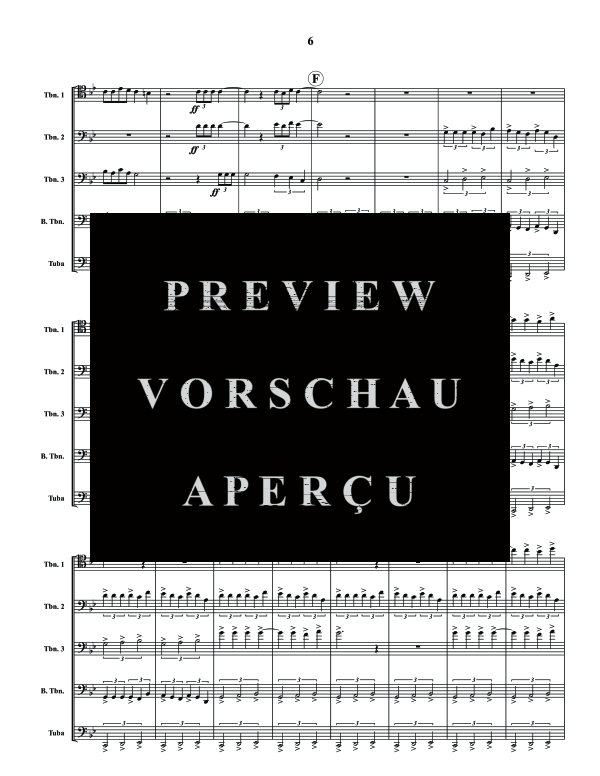 Produktgalerie: Seite 8 von 11 Cascades, , (Blechbläser Quintett 3x Posaune, Bass Posaune und Tuba)