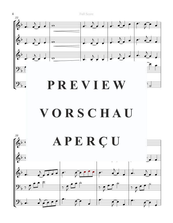 Produktgalerie: Seite 6 von 11 Be Thou My Vision, , Blechbläser Quintett