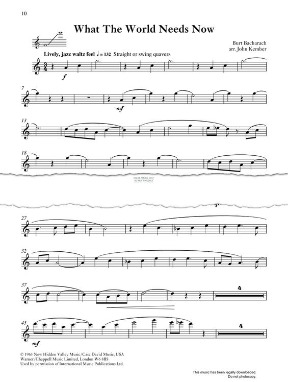 Product gallery: Page 1 of 1 What The World Needs Now Is Love, Burt Bacharach