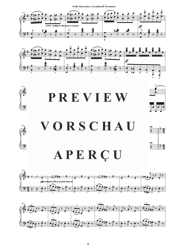 Produktgalerie: Seite 10 von 11 Ouverture e Cavatina (Il Trovatore) - Piano Version, , Klavier Solo