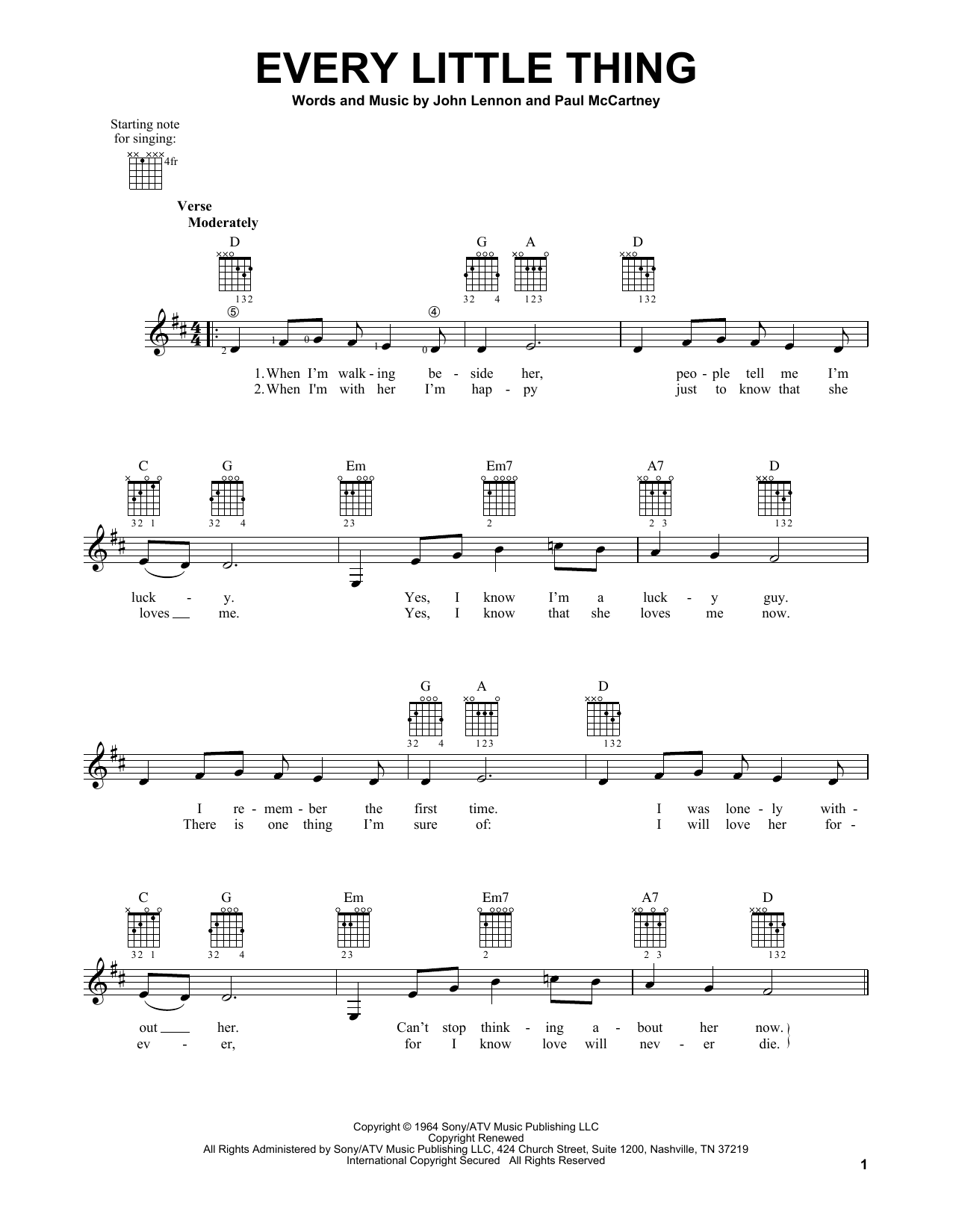 Produktbild zu: Every Little Thing