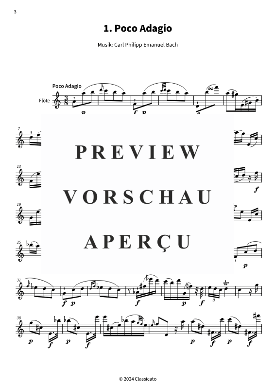 gallery: Sonate a-Moll, , (Querflöte)