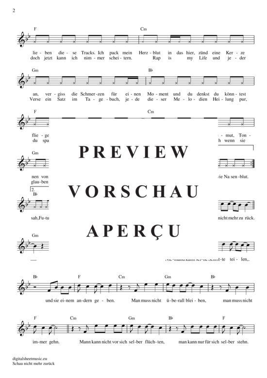 Product gallery: Page 3 of 4 Schau nicht mehr zurück , Xavas, (Keyboard)