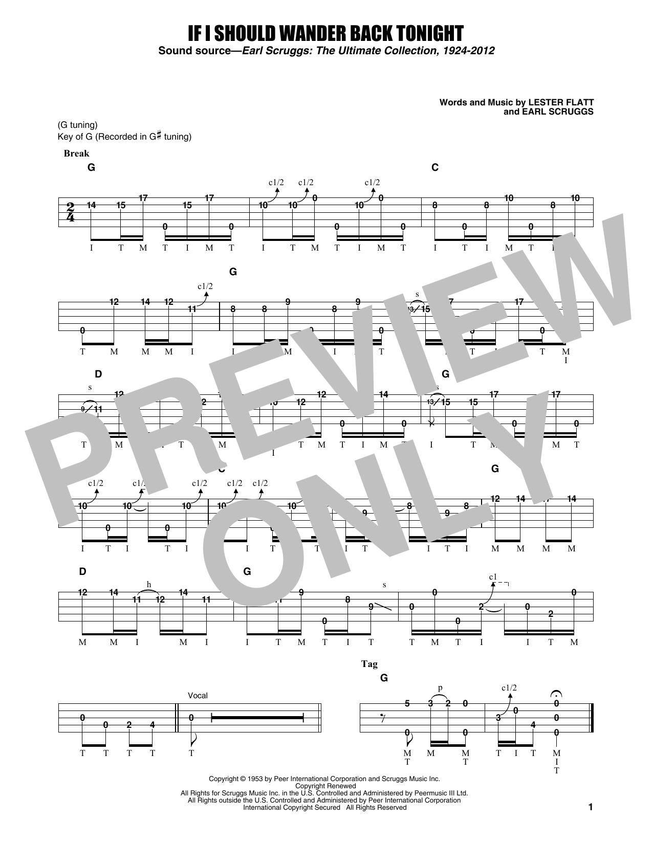 Product gallery: Page 1 of 1 If I Should Wander Back Tonight, Flatt & Scruggs
