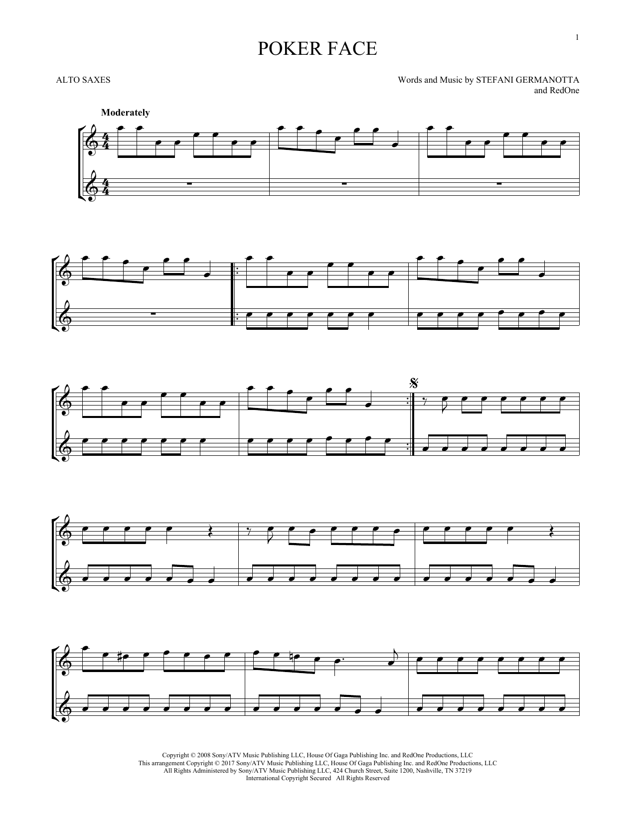 Product gallery: Page 1 of 1 Poker Face, Lady Gaga