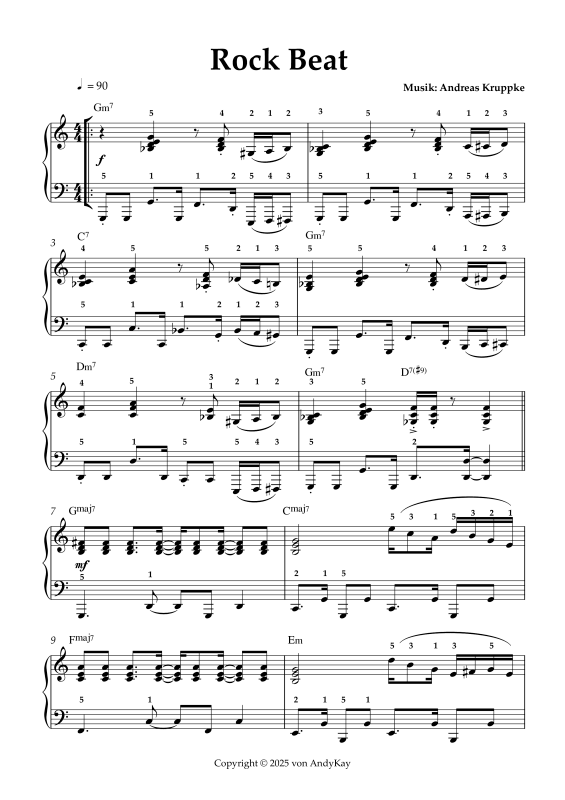 Produktgalerie: Seite 1 von 11 Rock´n Keys (Album), Kruppke, Andreas, Klavier Solo