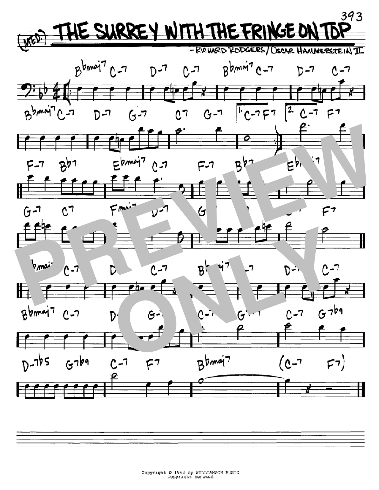 Product gallery: Page 1 of 1 The Surrey With The Fringe On Top (from Oklahoma!), Rodgers & Hammerstein