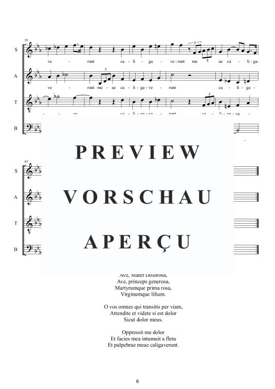 Produktgalerie: Seite 7 von 11 Ave Mater dolorosa - Sacred Motet, , Gemischter Chor a capella