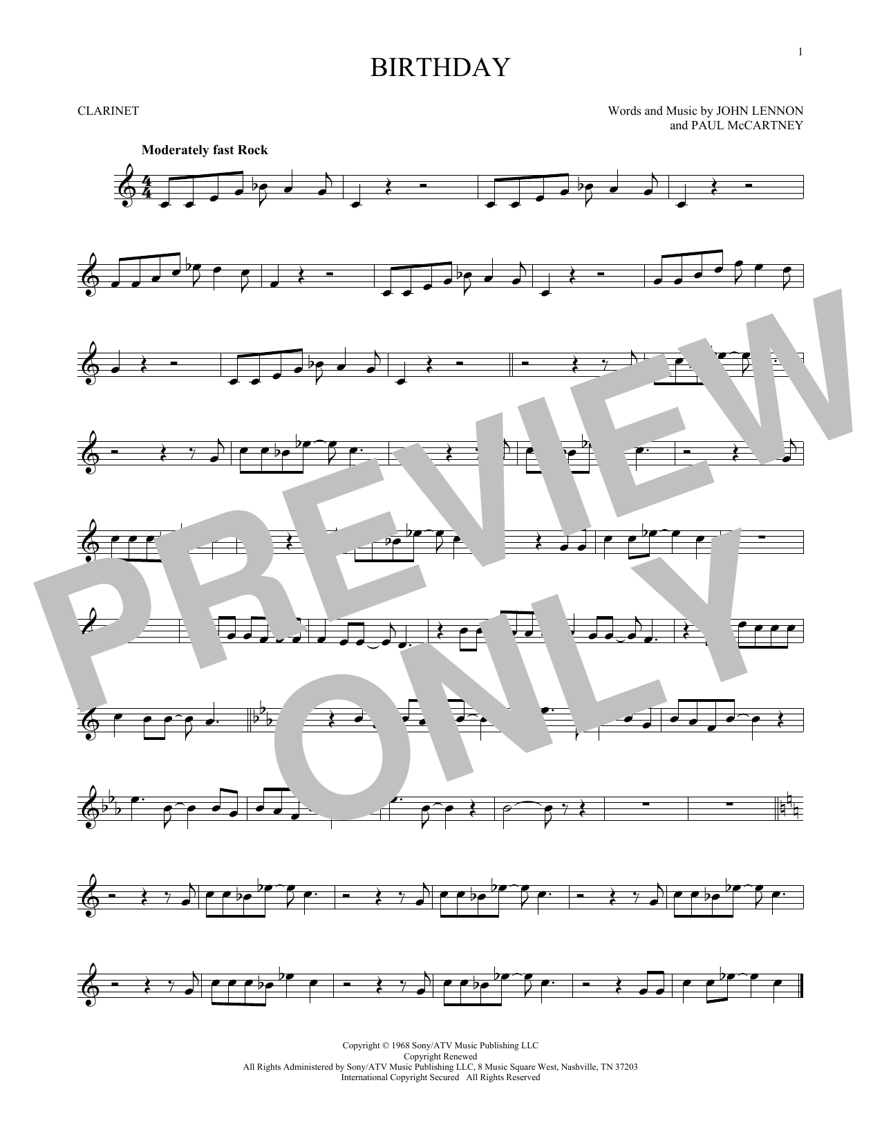 Product gallery: Page 1 of 1 Birthday, The Beatles