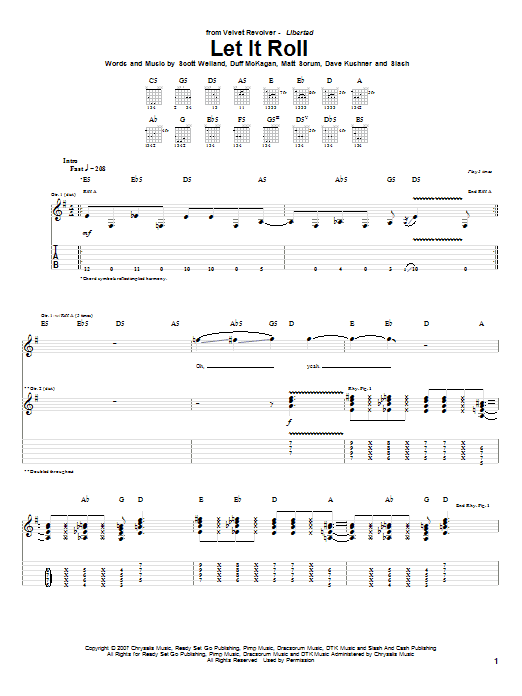 Produktgalerie: Seite 1 von 1 Let It Roll, Velvet Revolver, Gitarre