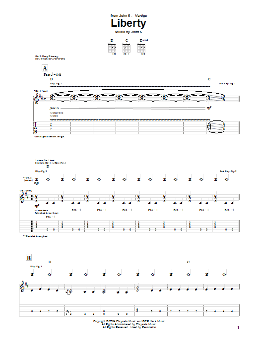 Produktgalerie: Seite 1 von 1 Liberty, John 5, Gitarre