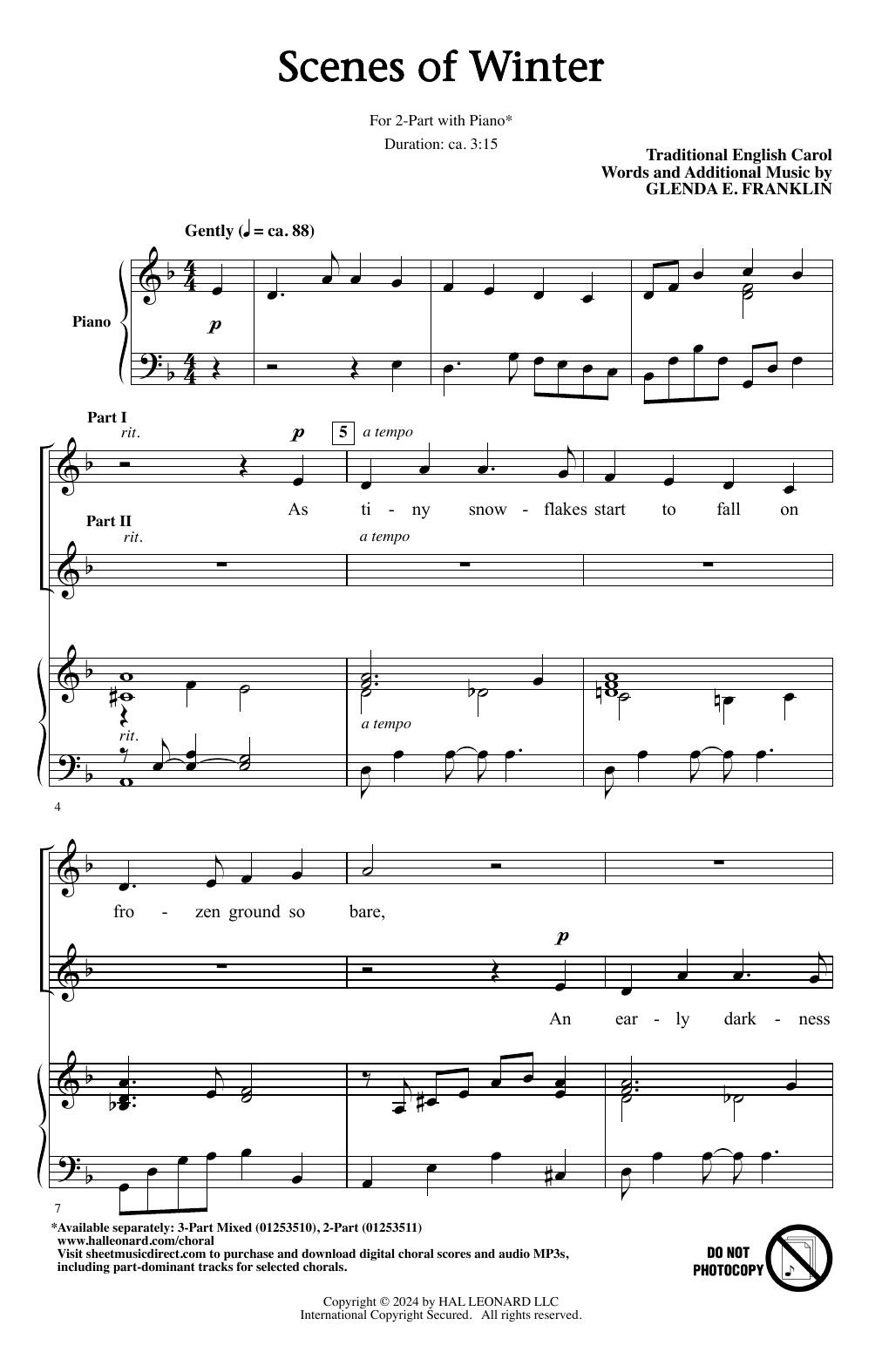 Produktgalerie: Seite 1 von 1 Scenes Of Winter, Glenda E. Franklin, Chor