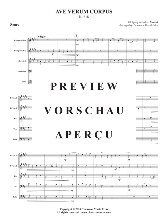 gallery: Ave Maria , , (Blechbläser Quintett)