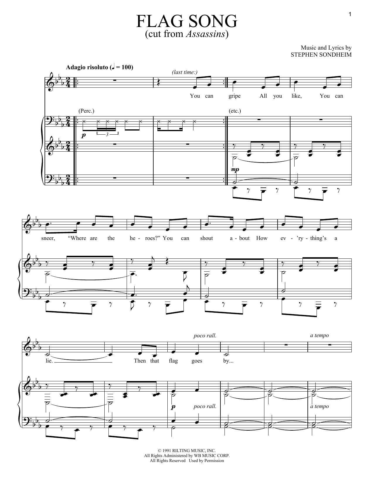 Produktbild zu: Flag Song