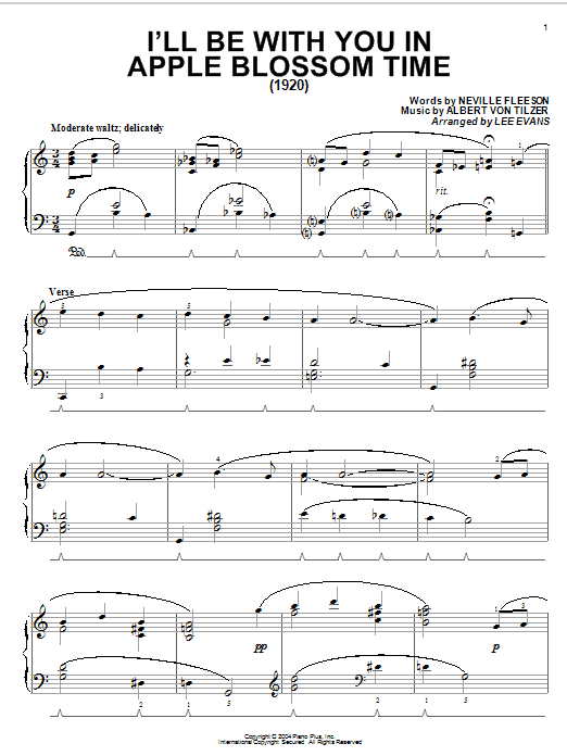Product gallery: Page 1 of 1 I'll Be With You In Apple Blossom Time, The Andrews Sisters
