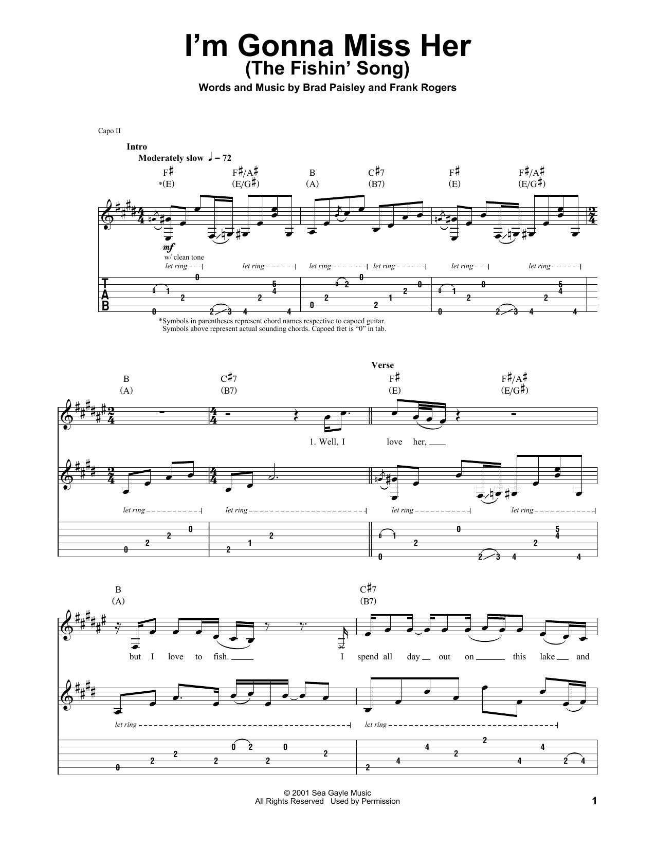 Produktbild zu: I'm Gonna Miss Her (The Fishin' Song)