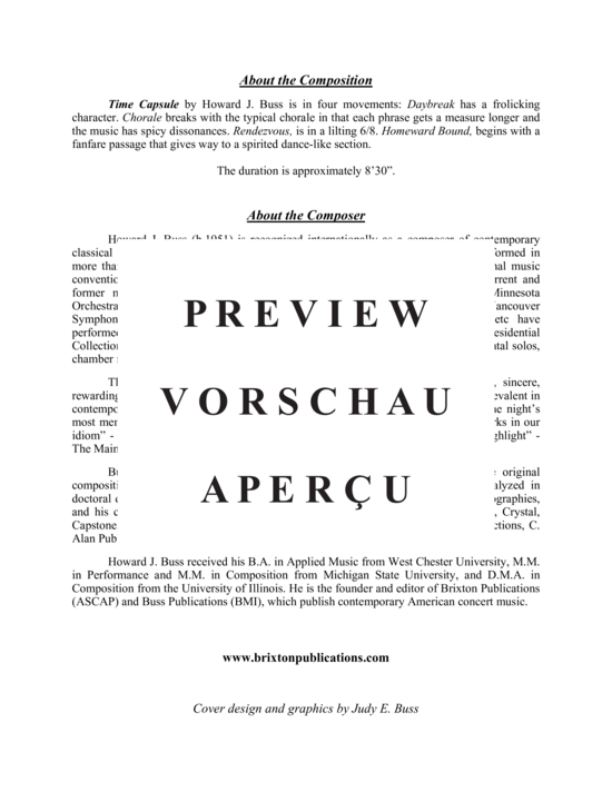 Produktgalerie: Seite 3 von 21 Time Capsule , , (Posaune und Bassposaune oder Tuba)