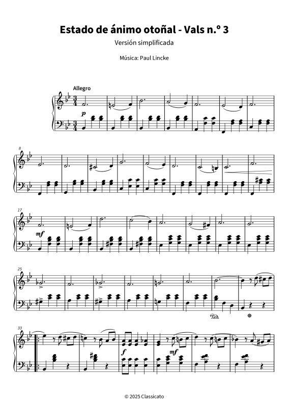 Product gallery: Page 1 of 6 Estado de ánimo otoñal - Versión simplificada, , Piano Solo